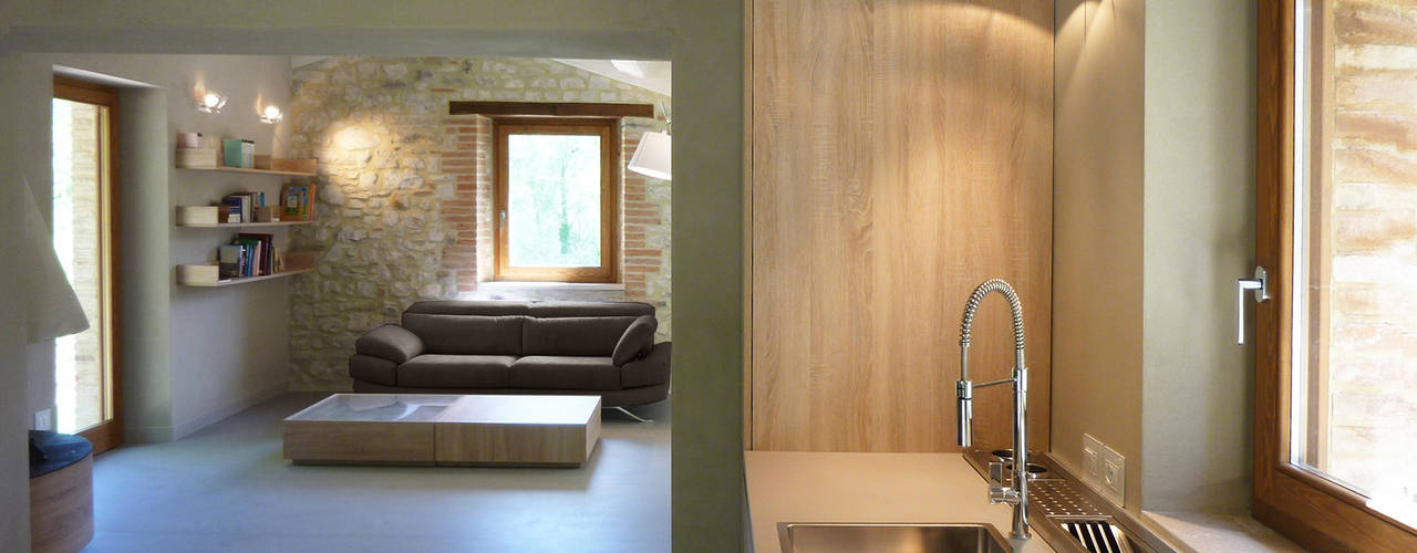 Podere Molino dei Ciliegi, Stefano Zaghini Architetto Stefano Zaghini Architetto مطبخ