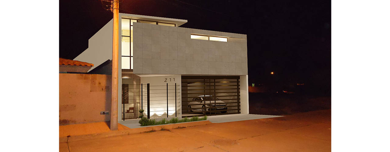 CASA FLH, lab arquitectura lab arquitectura Rumah Minimalis