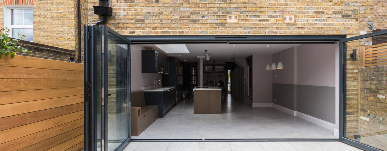 Double Storey Extension, Clapham SW11, TOTUS TOTUS 모던스타일 발코니, 베란다 & 테라스