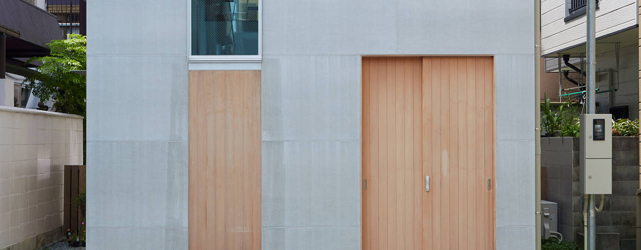 住居と園庭, 松浦荘太建築設計事務所 松浦荘太建築設計事務所 Modern houses