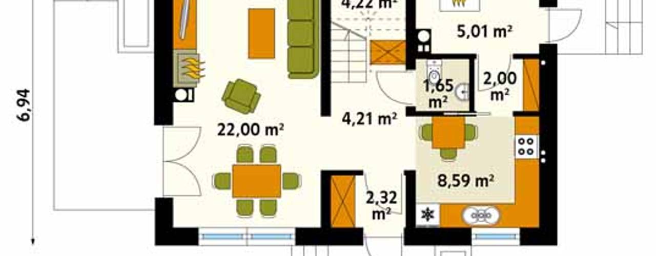 homify Dinding & Lantai Modern