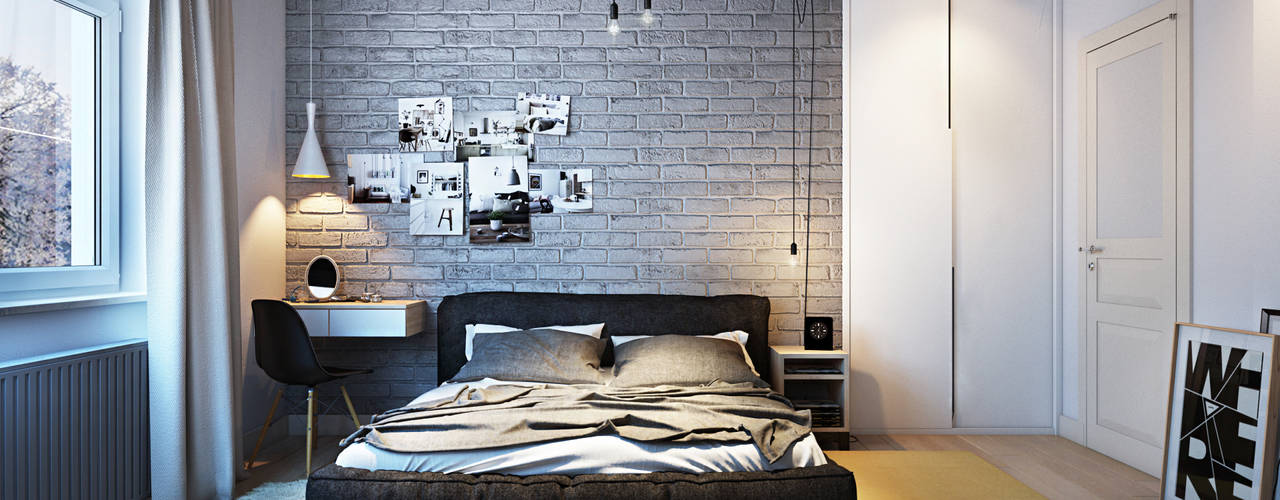 Loft 71, Polygon arch&des Polygon arch&des Kamar Tidur Minimalis