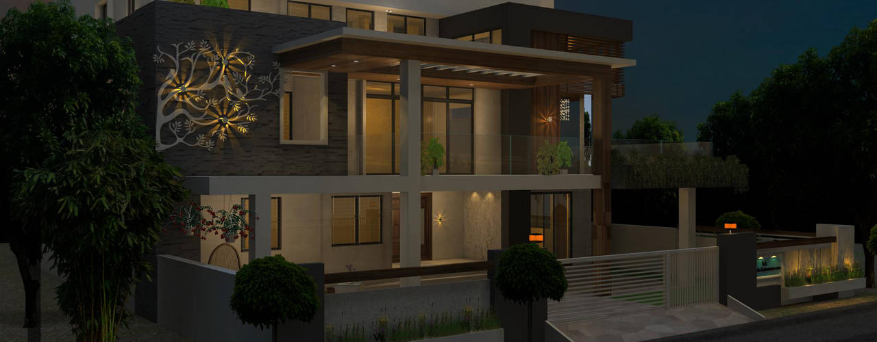 Magnificent Duplex Villa Designs from Architects in Hyderabad | homify