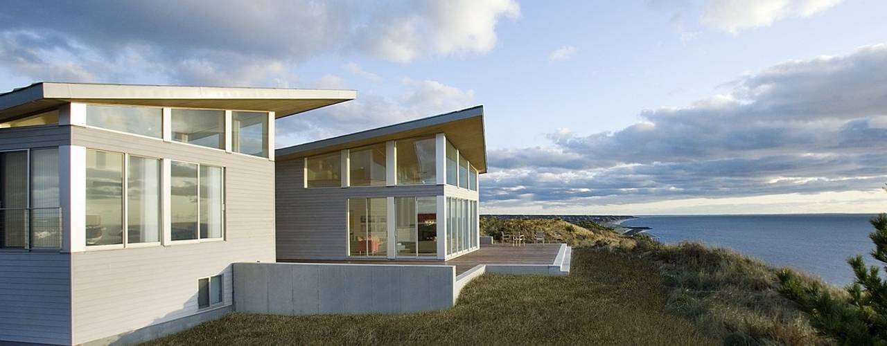 Truro Modern Beach House, ZeroEnergy Design ZeroEnergy Design Modern houses Grey
