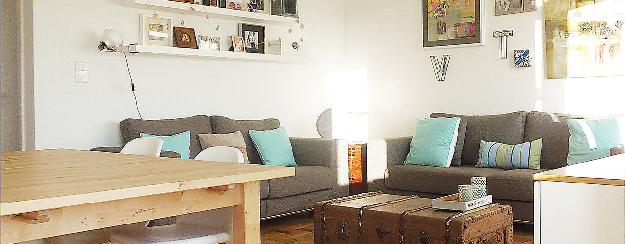 homify Scandinavische woonkamers