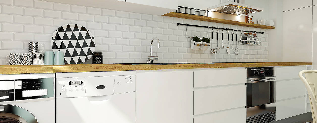 homify Scandinavian style kitchen