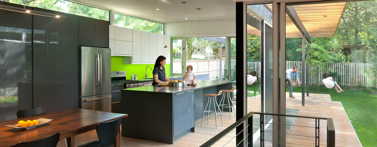 Casa Abierta, KUBE architecture KUBE architecture Modern kitchen