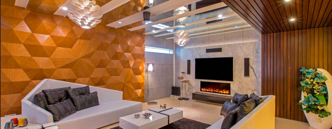 homify Salas de estar modernas