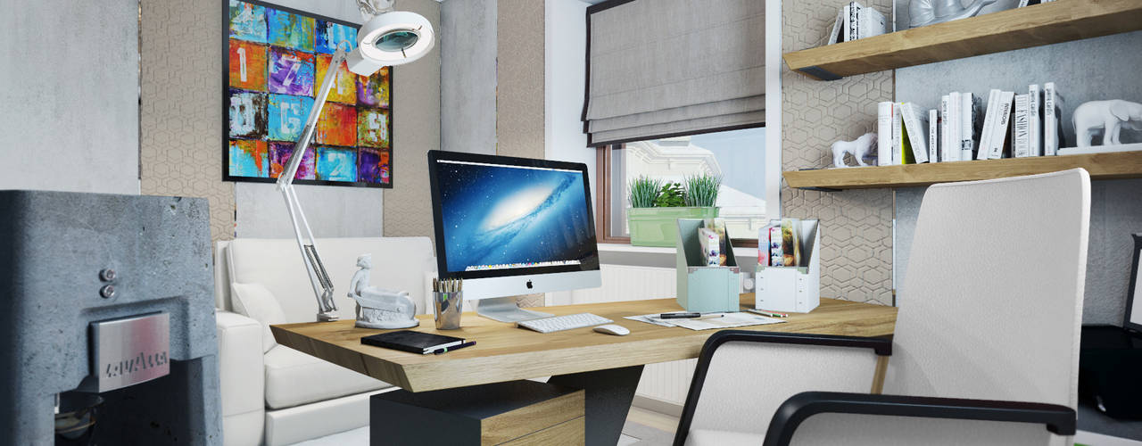 homify Oficinas de estilo ecléctico