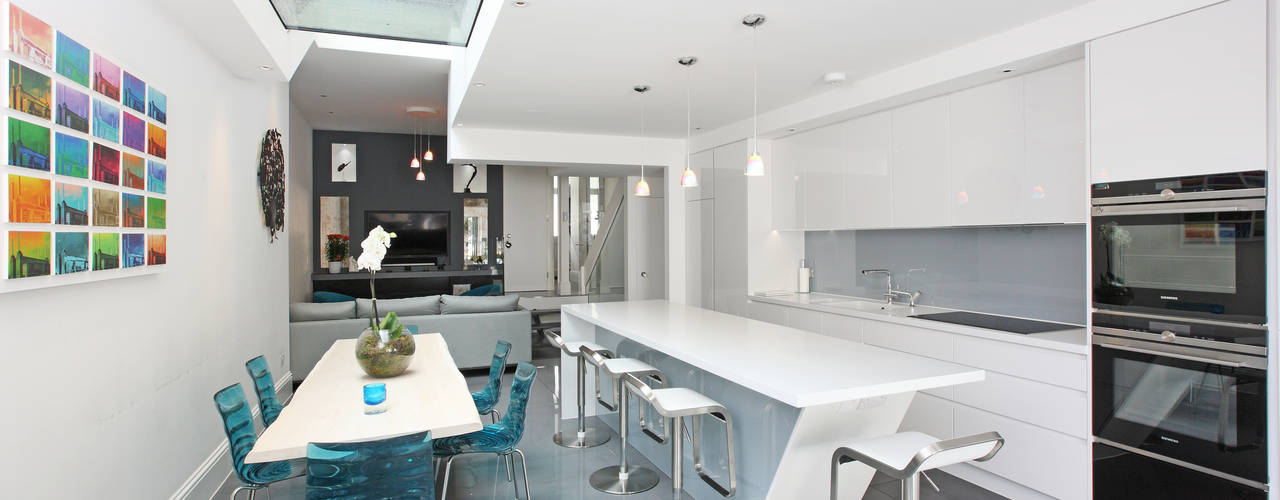 Battersea Town House, PAD ARCHITECTS PAD ARCHITECTS Modern dining room