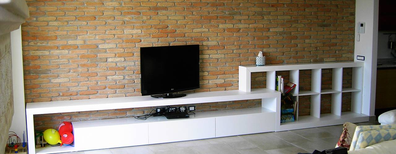 Mobili TV, DS ARREDI IN LEGNO DS ARREDI IN LEGNO Salas / recibidores Madera Acabado en madera