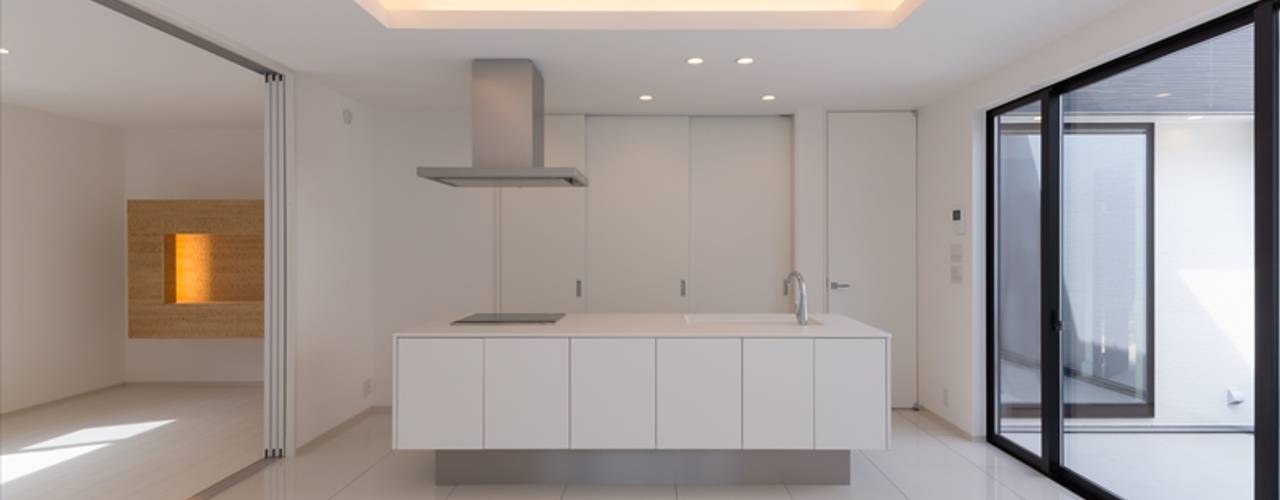 GOEN MUSUBIの家, LITTLE NEST WORKS LITTLE NEST WORKS Modern style kitchen Tiles