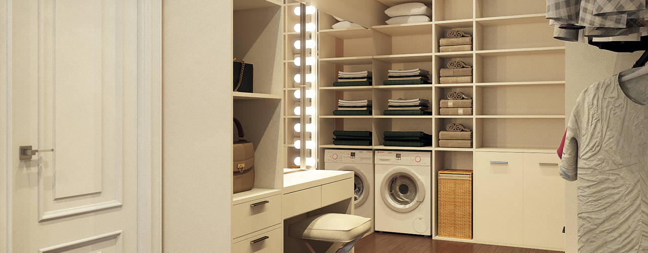 Маленькая гардеробная комната в квартире: идеи планировок