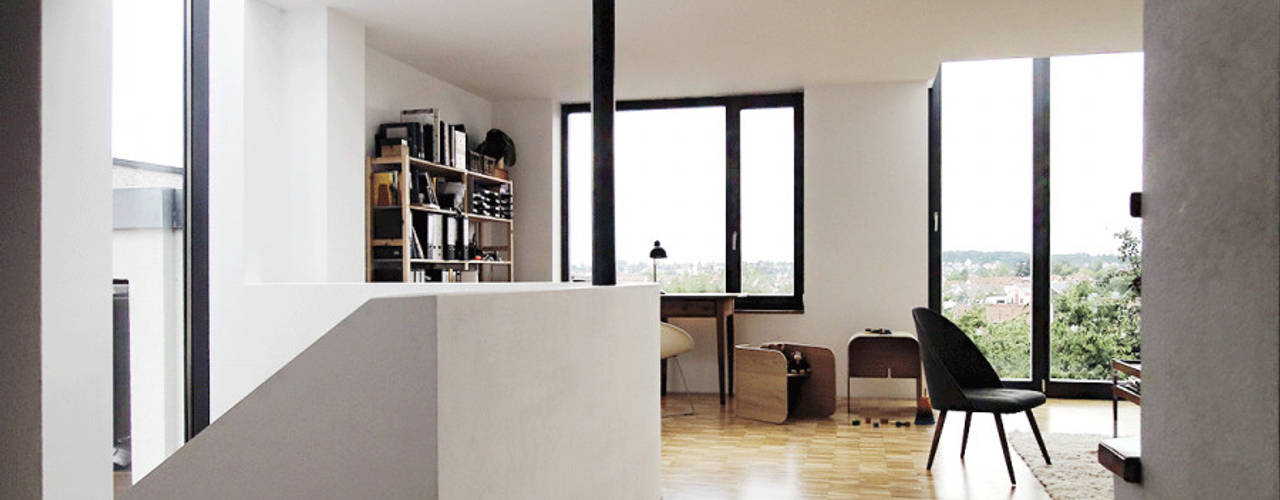 Haus FTS, yohoco - Eure Architekten yohoco - Eure Architekten Salones modernos