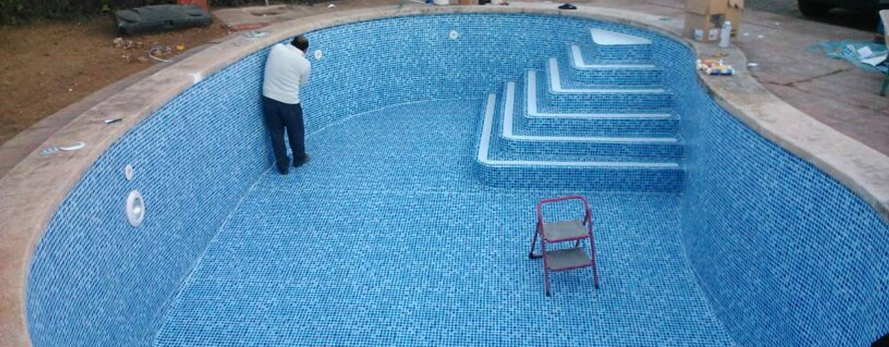 Renovación de piscina con sistema de lámina armada de PVC, Diaz Pools Diaz Pools