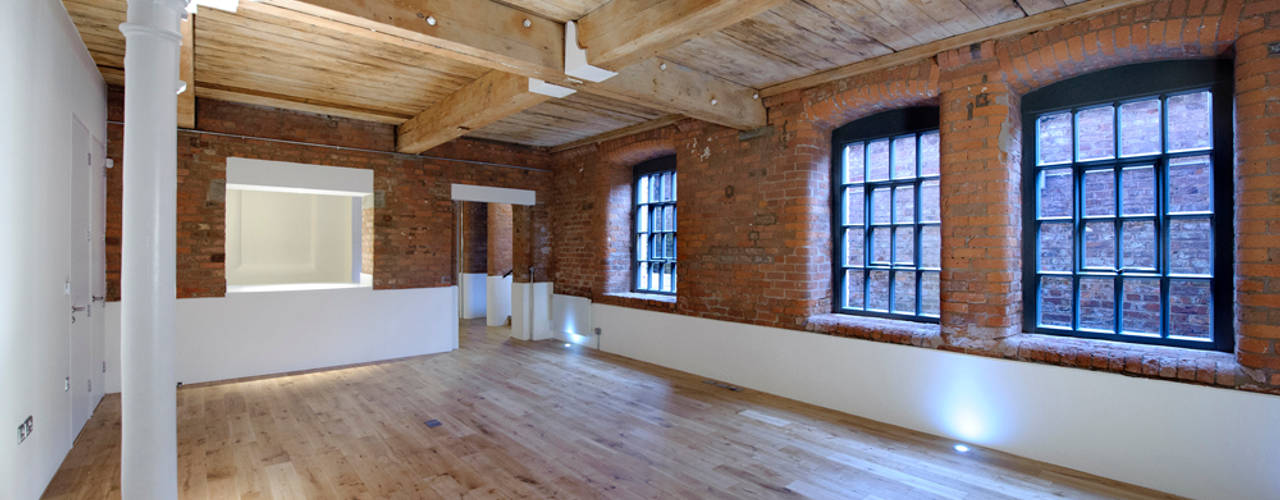 Albert Mill Apartments in Manchester, Studio Maurice Shapero Studio Maurice Shapero Modern living room