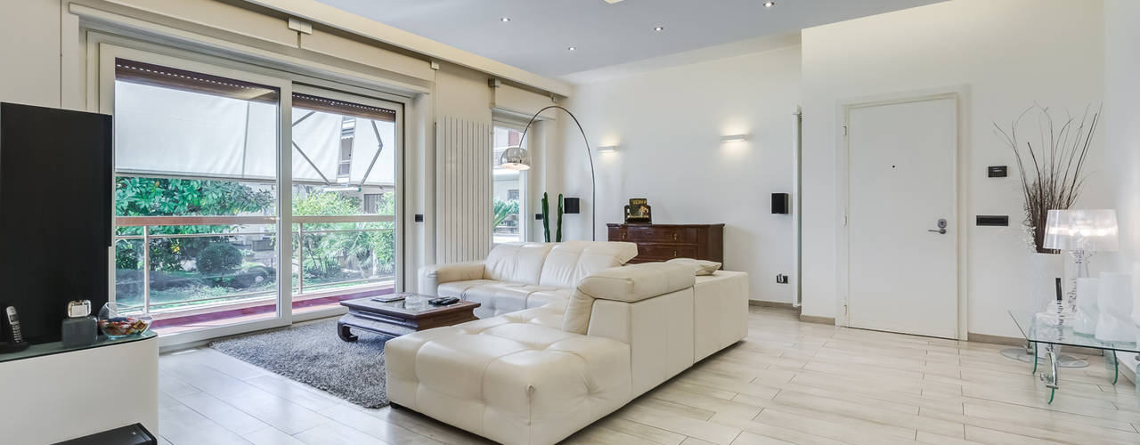 Ponte Milvio | Minimal Design, EF_Archidesign EF_Archidesign Modern living room