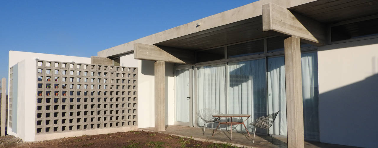 VIVIENDA RR, riverorolnyarquitectos riverorolnyarquitectos Modern Evler