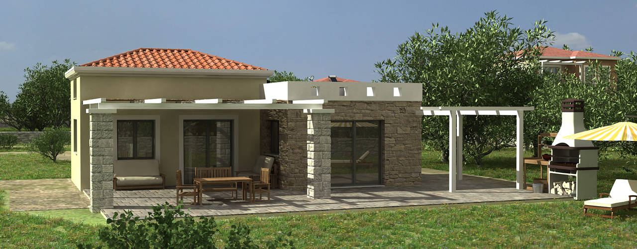 Çanakkale İnşaat Taahhüt 0 286 222 01 77, Gülşahin Gülşahin Mediterranean style balcony, veranda & terrace