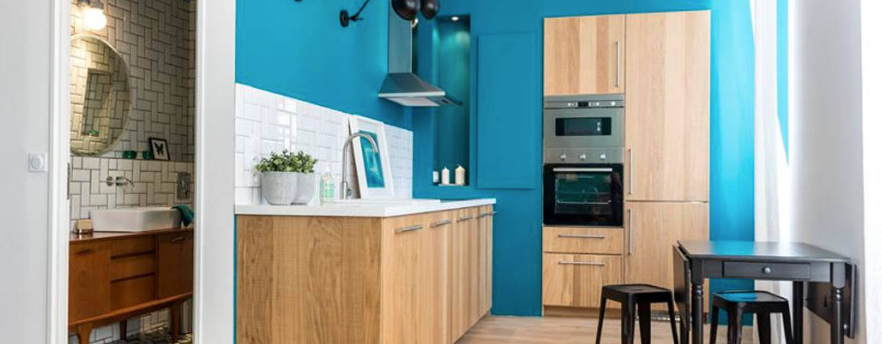 Blue Velvet, Insides Insides Industriale Küchen Blau
