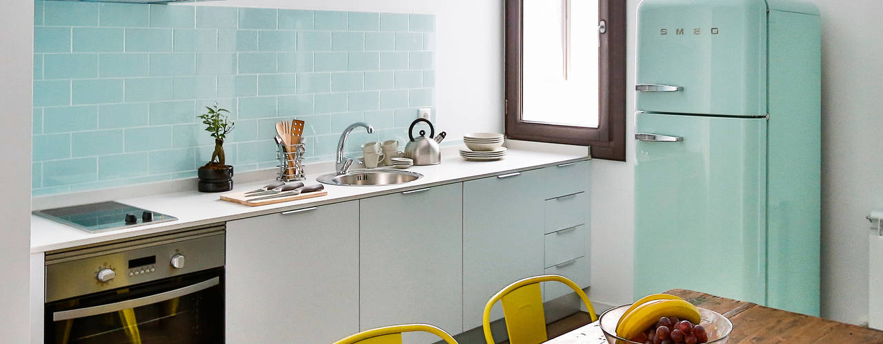 Cozinhas fantásticas com frigoríficos SMEG! | homify