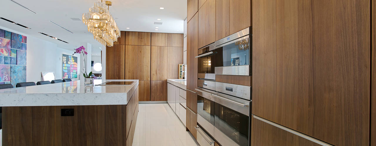 Collins Avenue Project Kitchen and Bathrooms, ALNO North America ALNO North America مطبخ