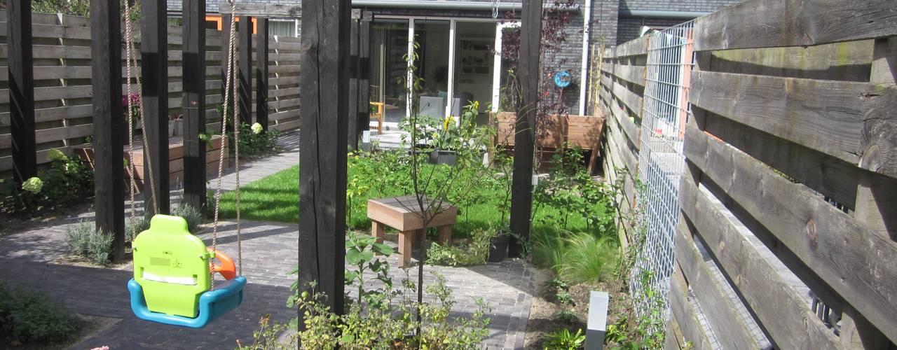 Moderne leeftuin in de stad Groningen, Van Dijk Tuinen Groningen Van Dijk Tuinen Groningen Jardins modernos