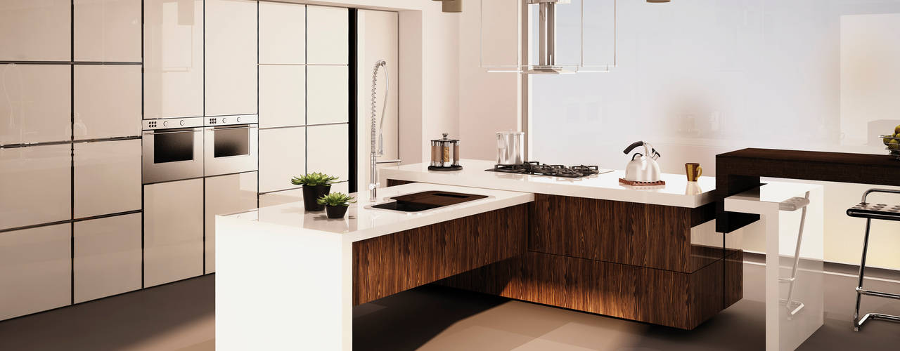 ​DuraGloss, mucho brillo con la apariencia de la más fina laca, FORMICA Venezuela FORMICA Venezuela Baños de estilo moderno