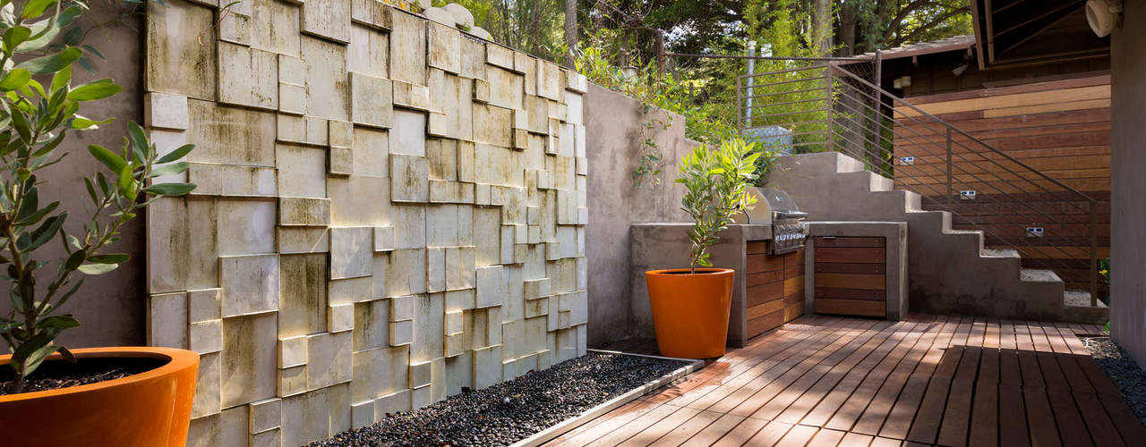 Totum / GoGreen | Litner Remodel | Sherman Oaks, CA, Chibi Moku Architectural Films Chibi Moku Architectural Films Jardines de estilo moderno Concreto