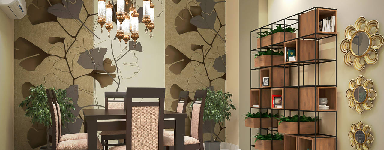 Living room, dining room, EL Mazen For Finishes and Trims EL Mazen For Finishes and Trims غرفة السفرة خشب Wood effect