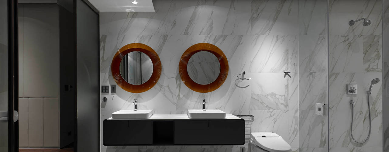 Timeless 慢行, 水相設計 Waterfrom Design 水相設計 Waterfrom Design Minimalist bathroom