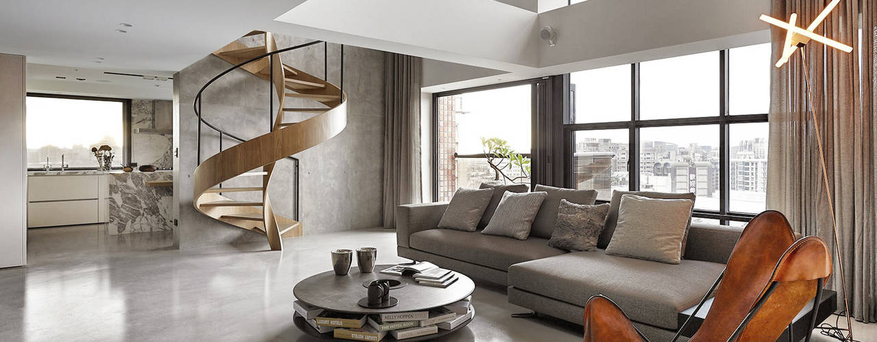 源自原本 Essence, 源原設計 YYDG INTERIOR DESIGN 源原設計 YYDG INTERIOR DESIGN Modern Living Room