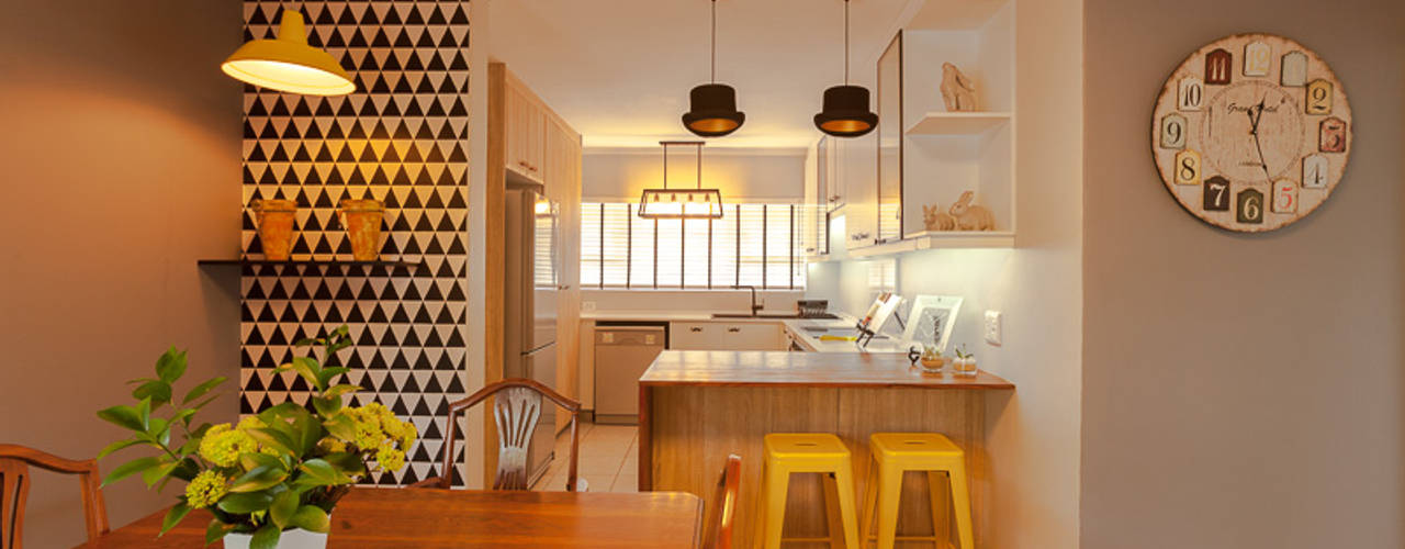 House B - House Design , Redesign Interiors Redesign Interiors Eklektyczna kuchnia