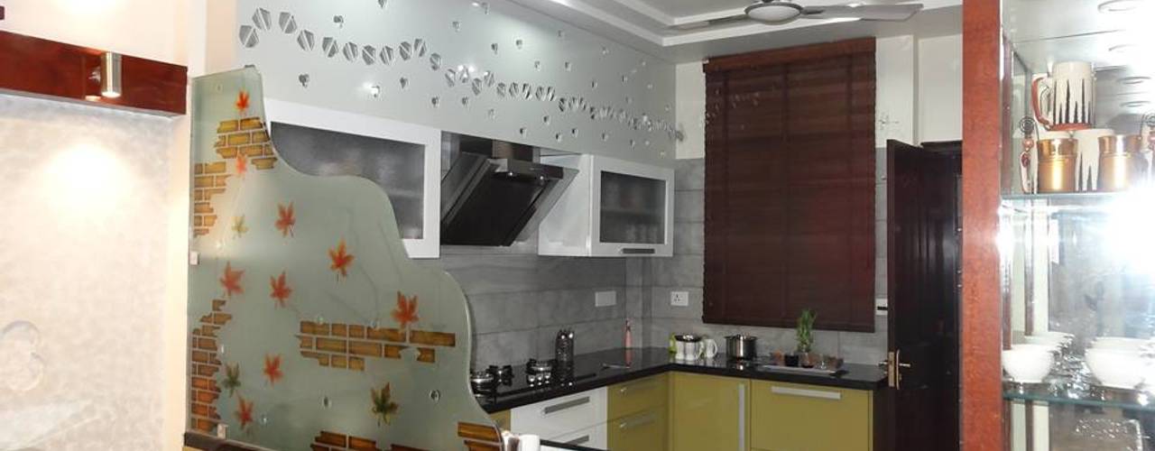 Villa Interiors at Ghaziabad, Interiors Planet Interiors Planet مطبخ