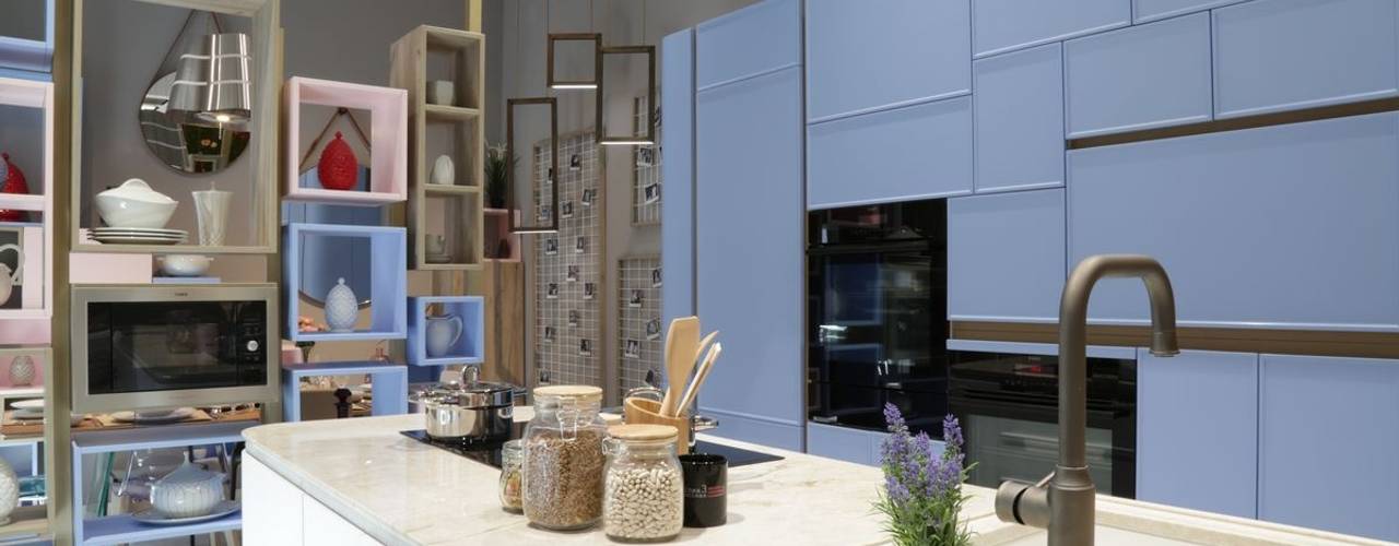 Cocina de Casa Decor 2016, Línea 3 Cocinas Madrid Línea 3 Cocinas Madrid Nhà bếp phong cách hiện đại