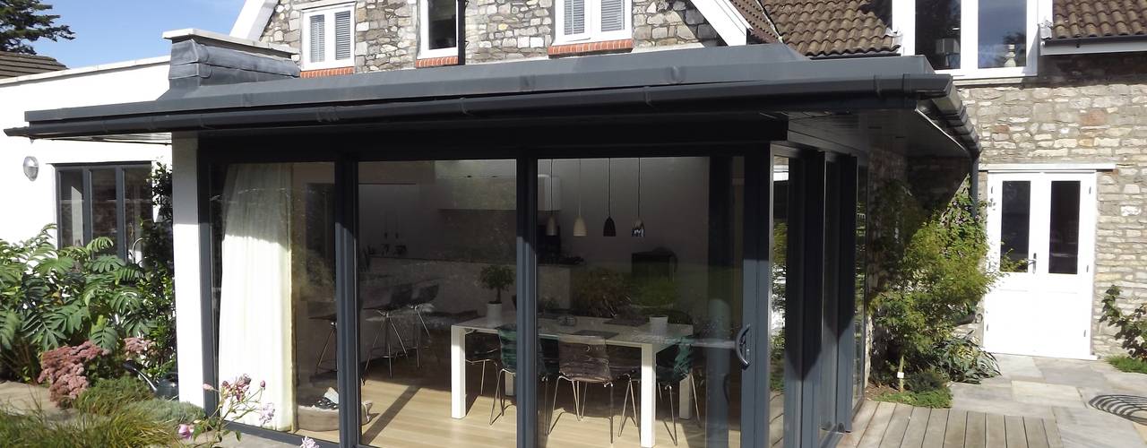 Garden Room, Private House, Redland, Bristol, Richard Pedlar Architects Richard Pedlar Architects Rumah Modern