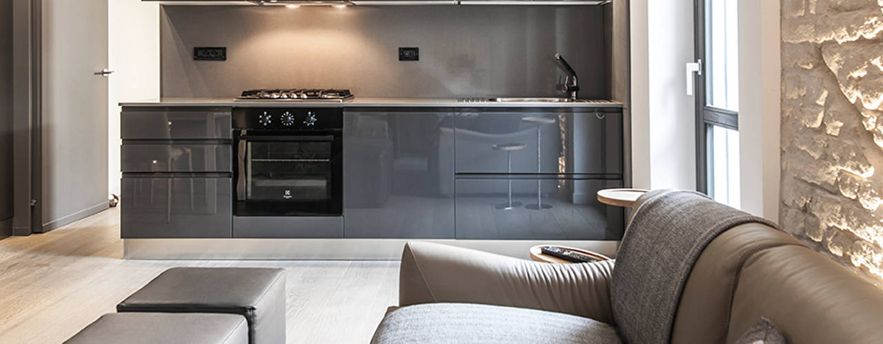 66 metri quadri, BRANDO concept BRANDO concept Modern style kitchen