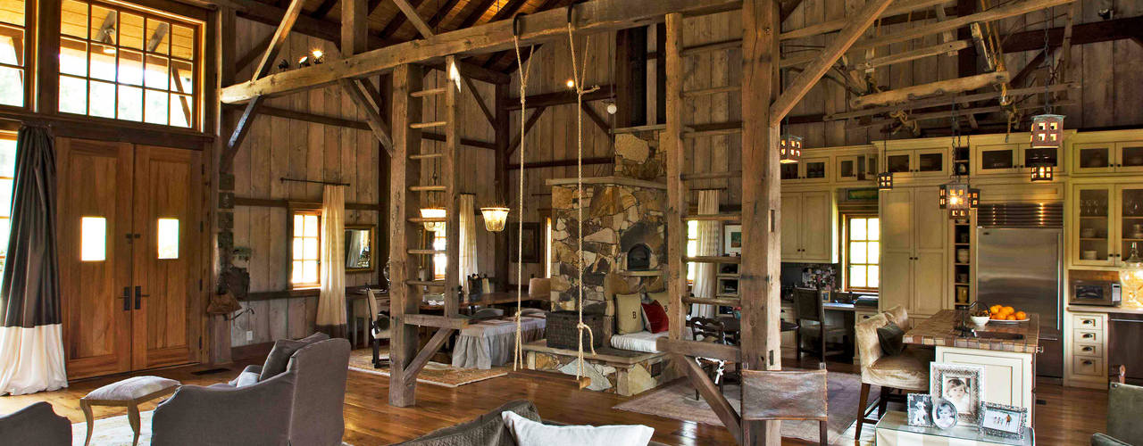 Luxury Barn, Jeffrey Dungan Architects Jeffrey Dungan Architects Garajes y galpones de estilo rural Madera Acabado en madera