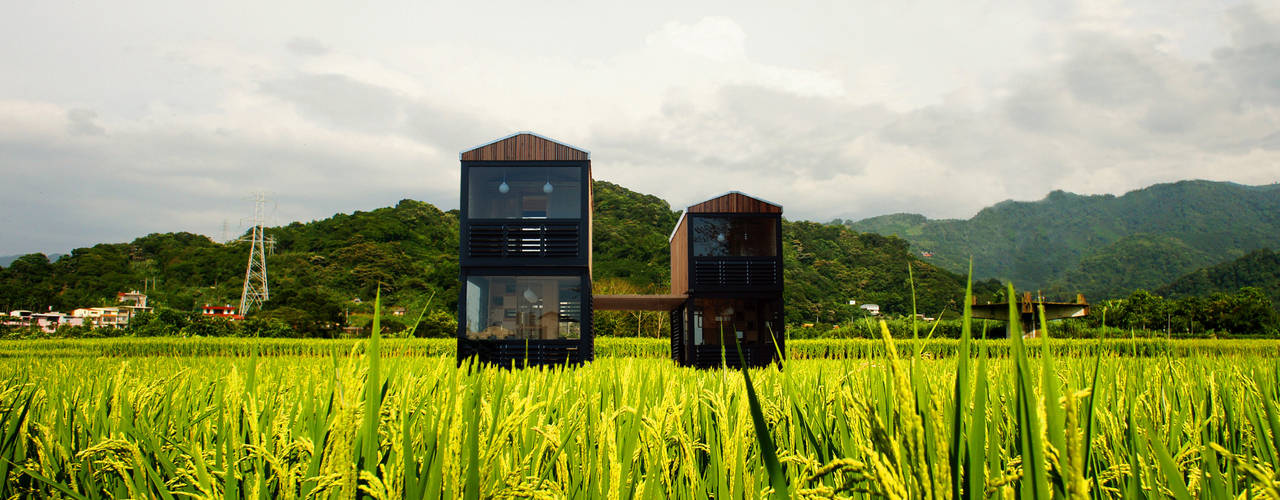 [ 行動木屋 ] Qfarm , FAMWOOD 自然紅屋 FAMWOOD 自然紅屋 Modern houses