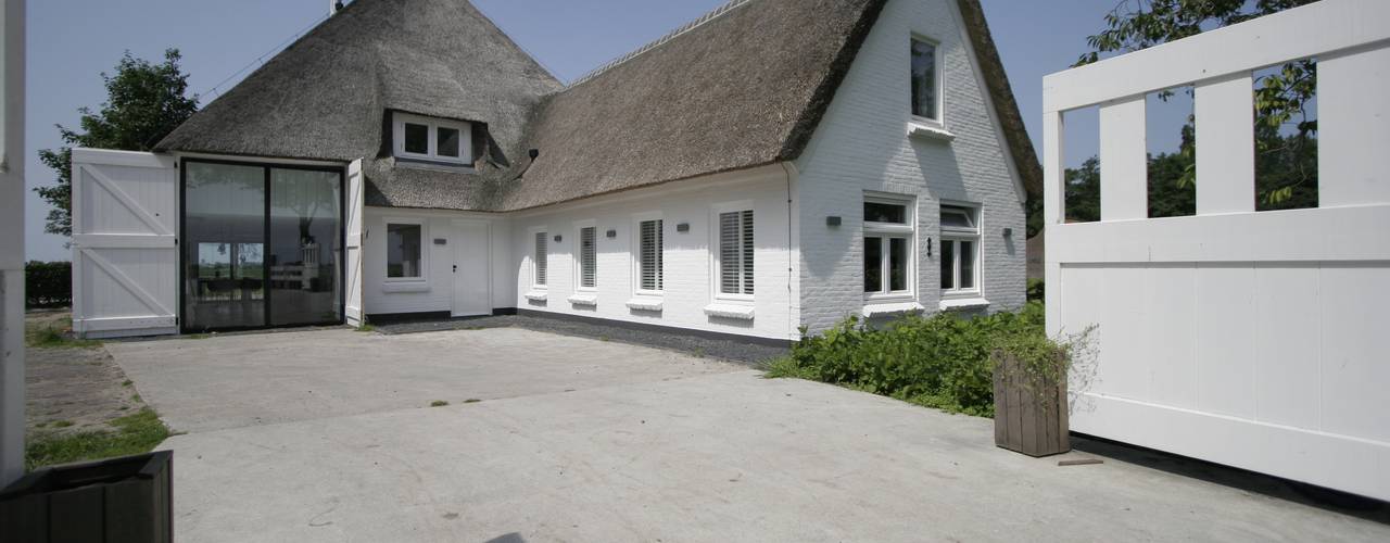 Woonboerderij / Stolpenboerderij, Van der Schoot Architecten bv BNA Van der Schoot Architecten bv BNA Kırsal Evler Ahşap Ahşap rengi