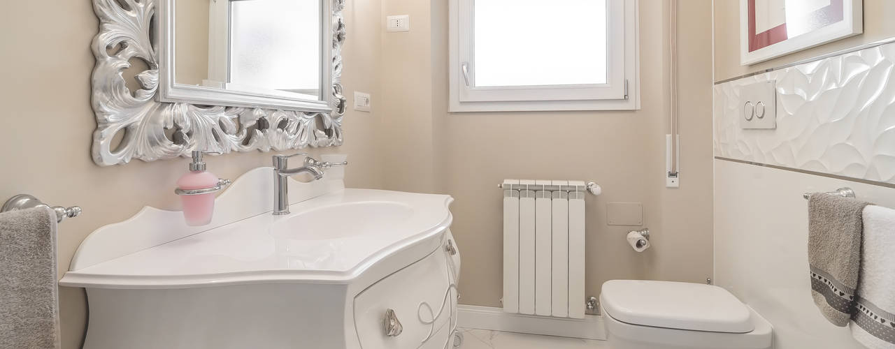 Ristrutturazione appartamento Roma: Nuova disposizione degli spazi, Facile Ristrutturare Facile Ristrutturare Classic style bathroom