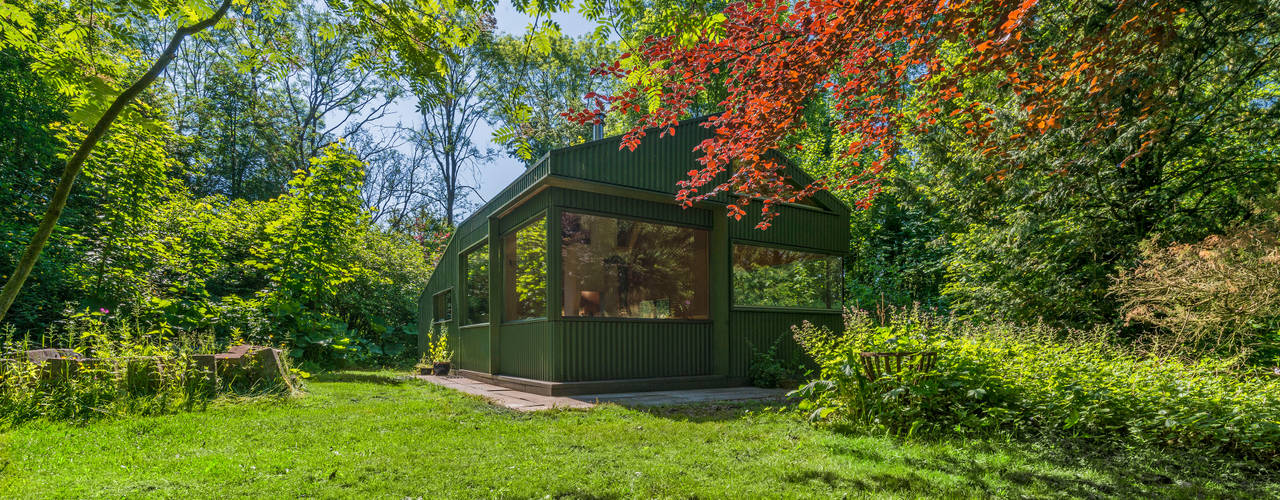 Thoreau's Cabin, cc-studio cc-studio Country style house Aluminium/Zinc