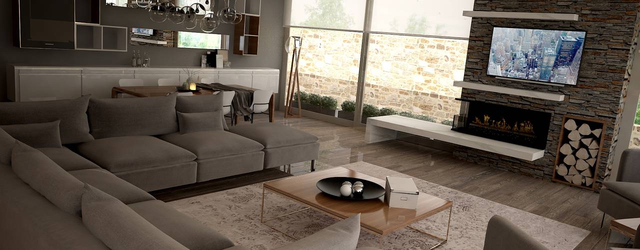 homify Modern living room