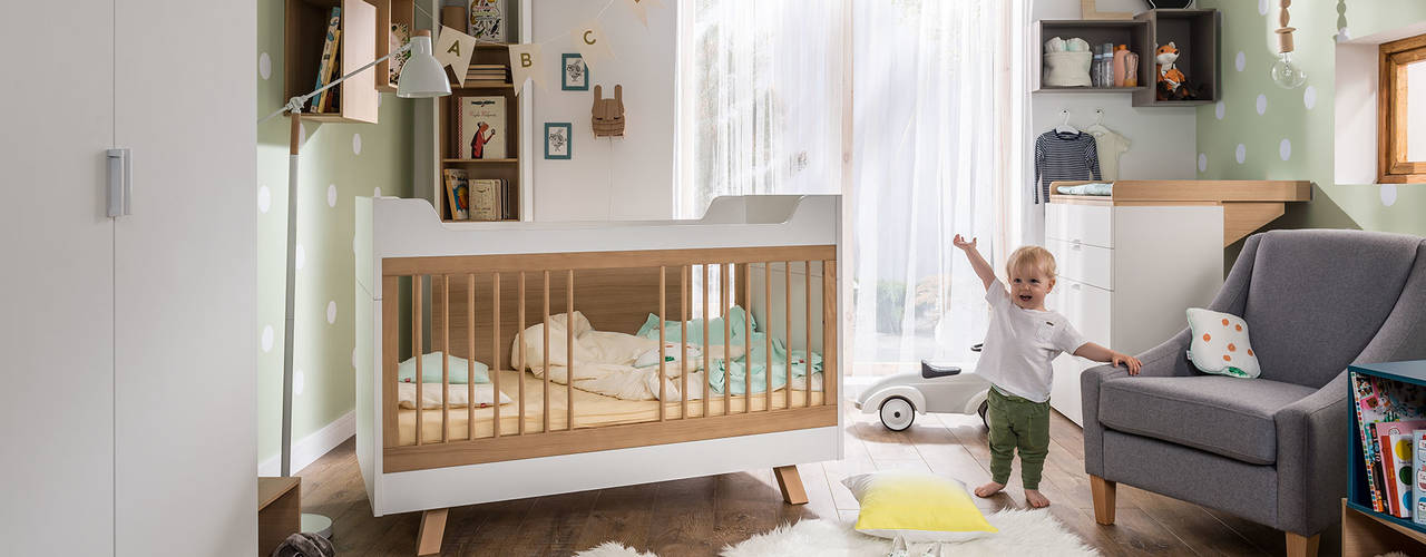 homify Rustic style nursery/kids room