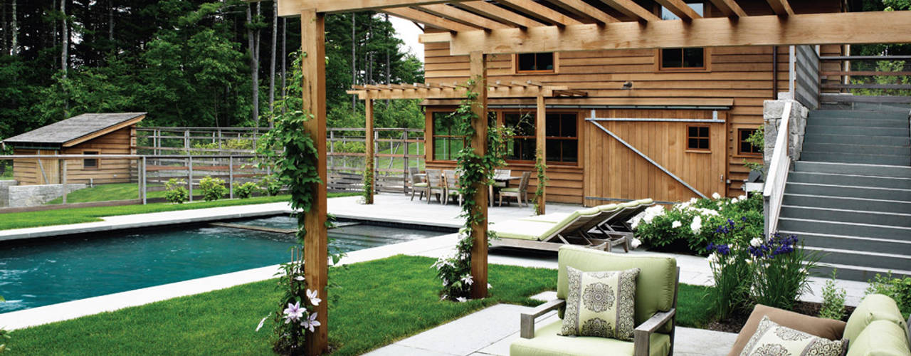 homify Rustic style pool