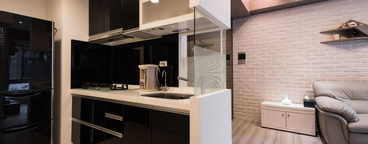 。F HOUSE。, 你妳國際空間設計 你妳國際空間設計 Modern kitchen