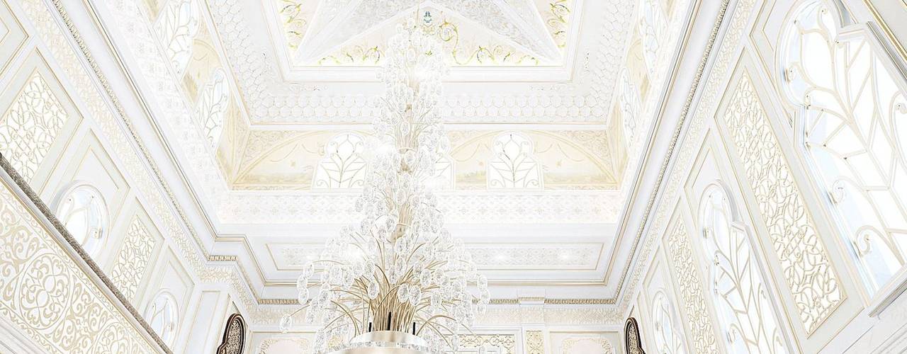Villa Interior design in UAE of Katrina Antonovich, Luxury Antonovich Design Luxury Antonovich Design 클래식스타일 복도, 현관 & 계단