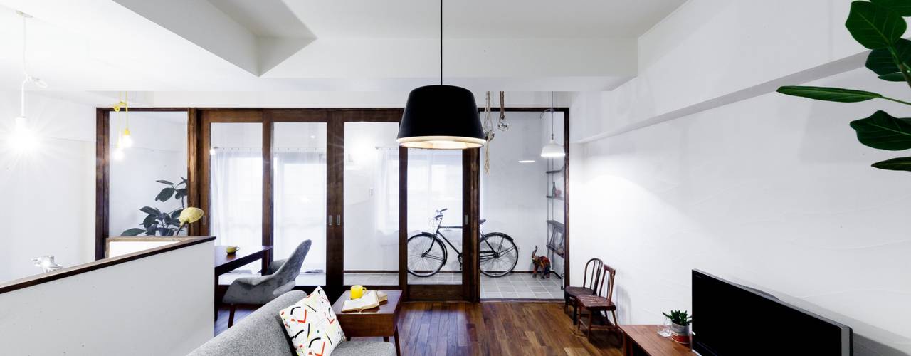 築19年の中古マンションを インナーテラス付きのカフェスタイルにリノベーション Homify