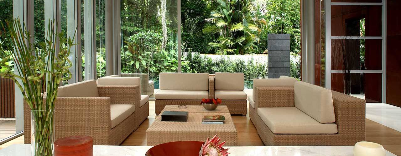WHITEHOUSE PARK, HB Design Pte Ltd HB Design Pte Ltd Asian style living room