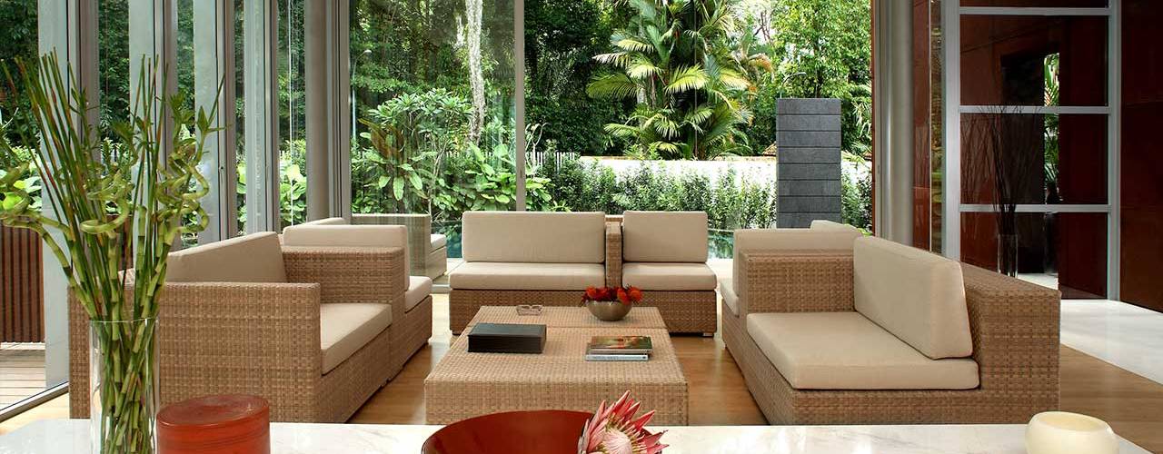 WHITEHOUSE PARK, HB Design Pte Ltd HB Design Pte Ltd Salones de estilo asiático